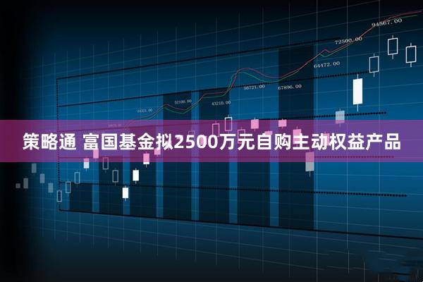 策略通 富国基金拟2500万元自购主动权益产品