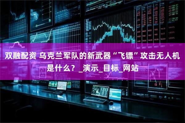 双融配资 乌克兰军队的新武器“飞镖”攻击无人机是什么？_演示_目标_网站