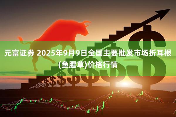元富证券 2025年9月9日全国主要批发市场折耳根(鱼腥草)价格行情